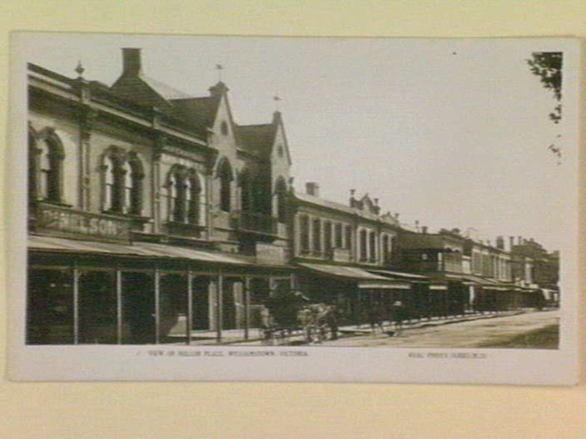 VIEW OF NESLON PLACE, WILLIAMSTOWN, VICTORIA (c. 1910)