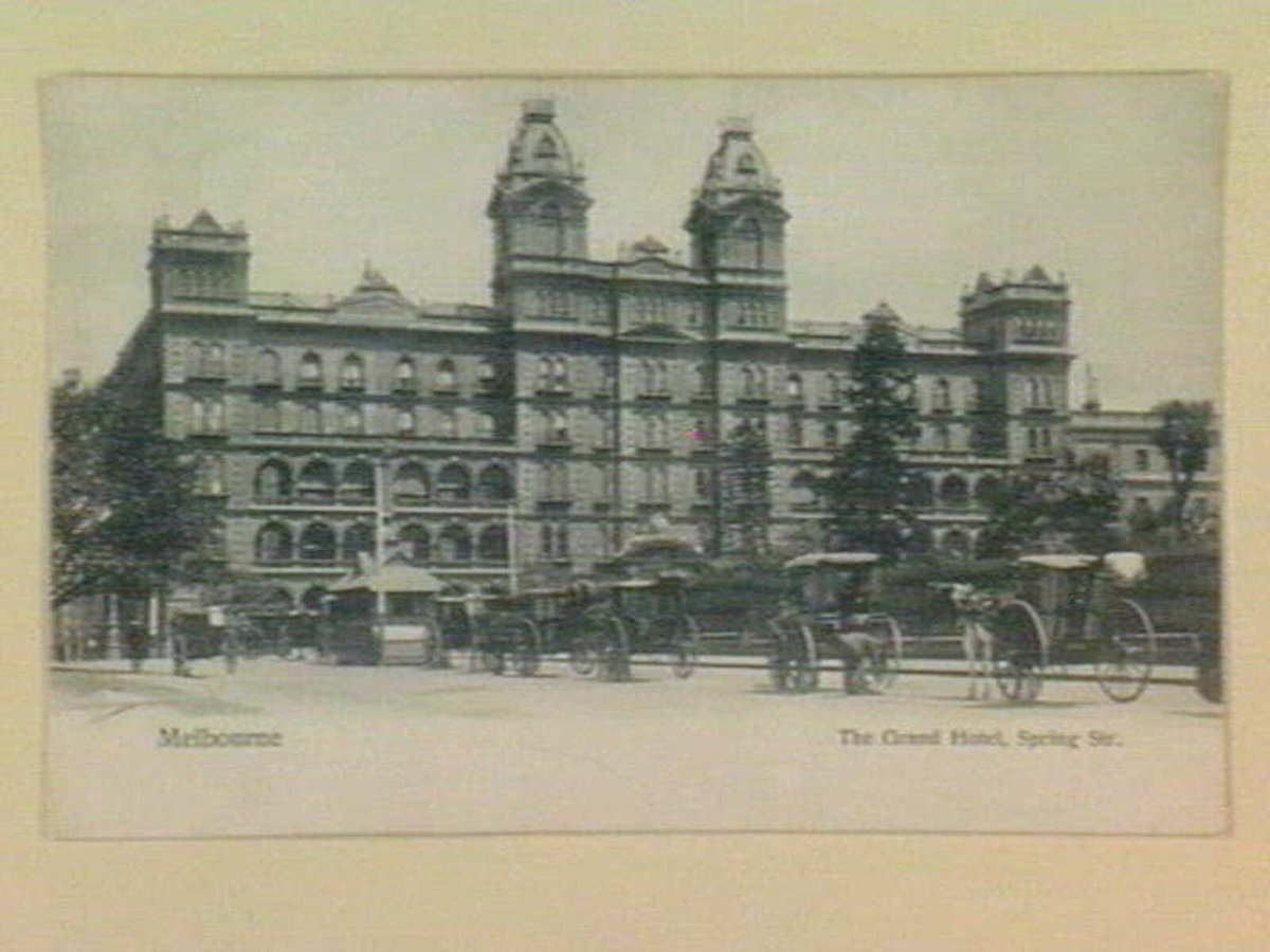 The Grand Hotel, Spring Str. Melbourne (1905–14)