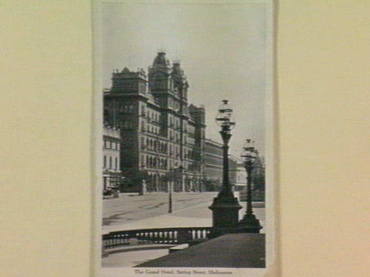 The Grand Hotel, Spring Street, Melbourne, Melbourne City (1905–14)