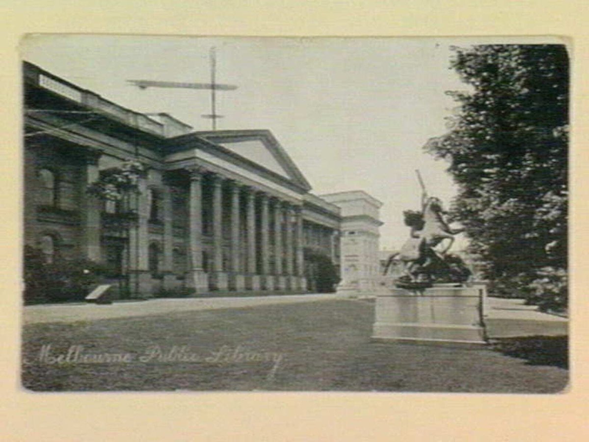 Melbourne Public Library, Melbourne City (c. 1907)