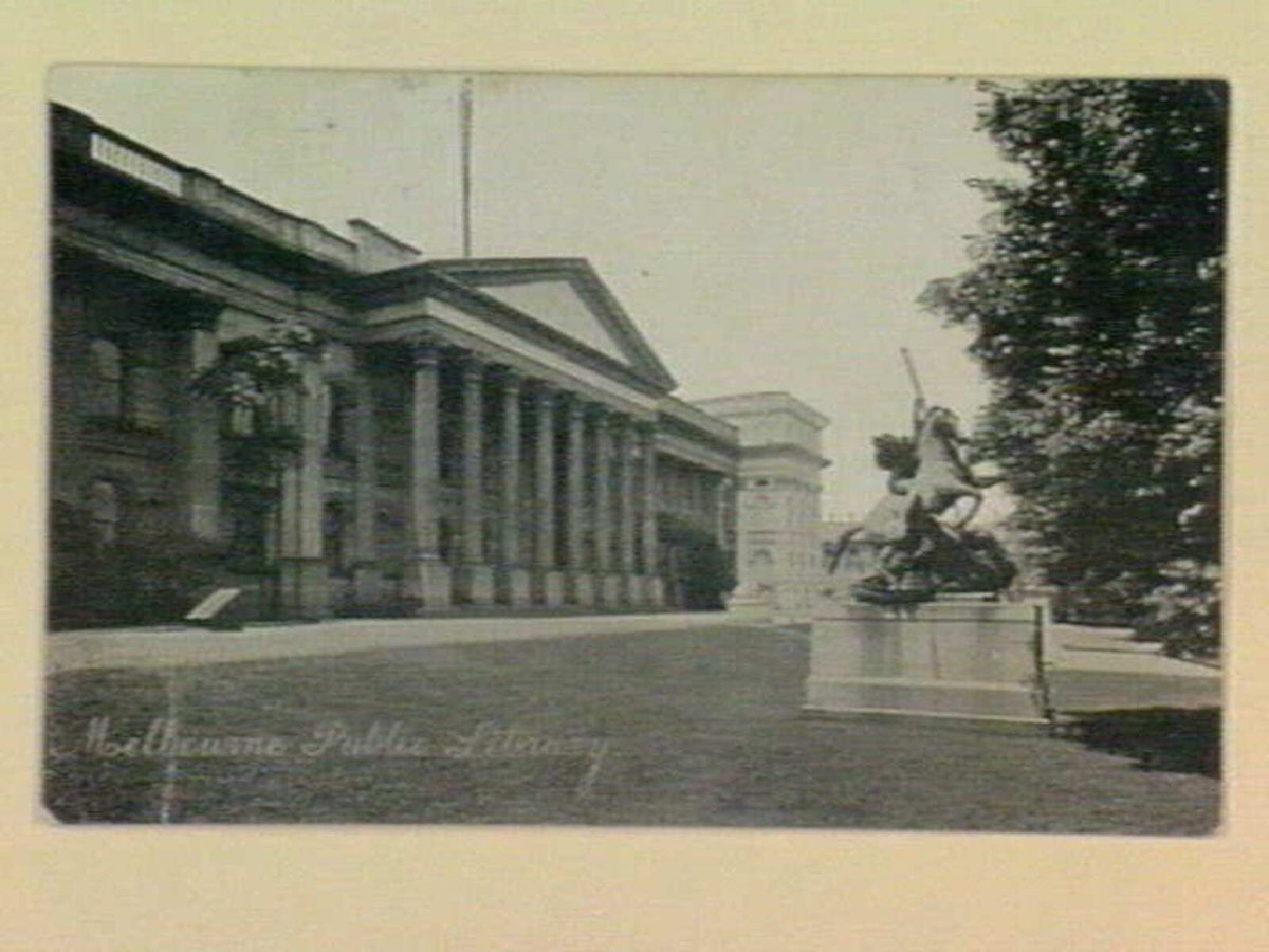 Melbourne Public Library, Melbourne City (c. 1906)