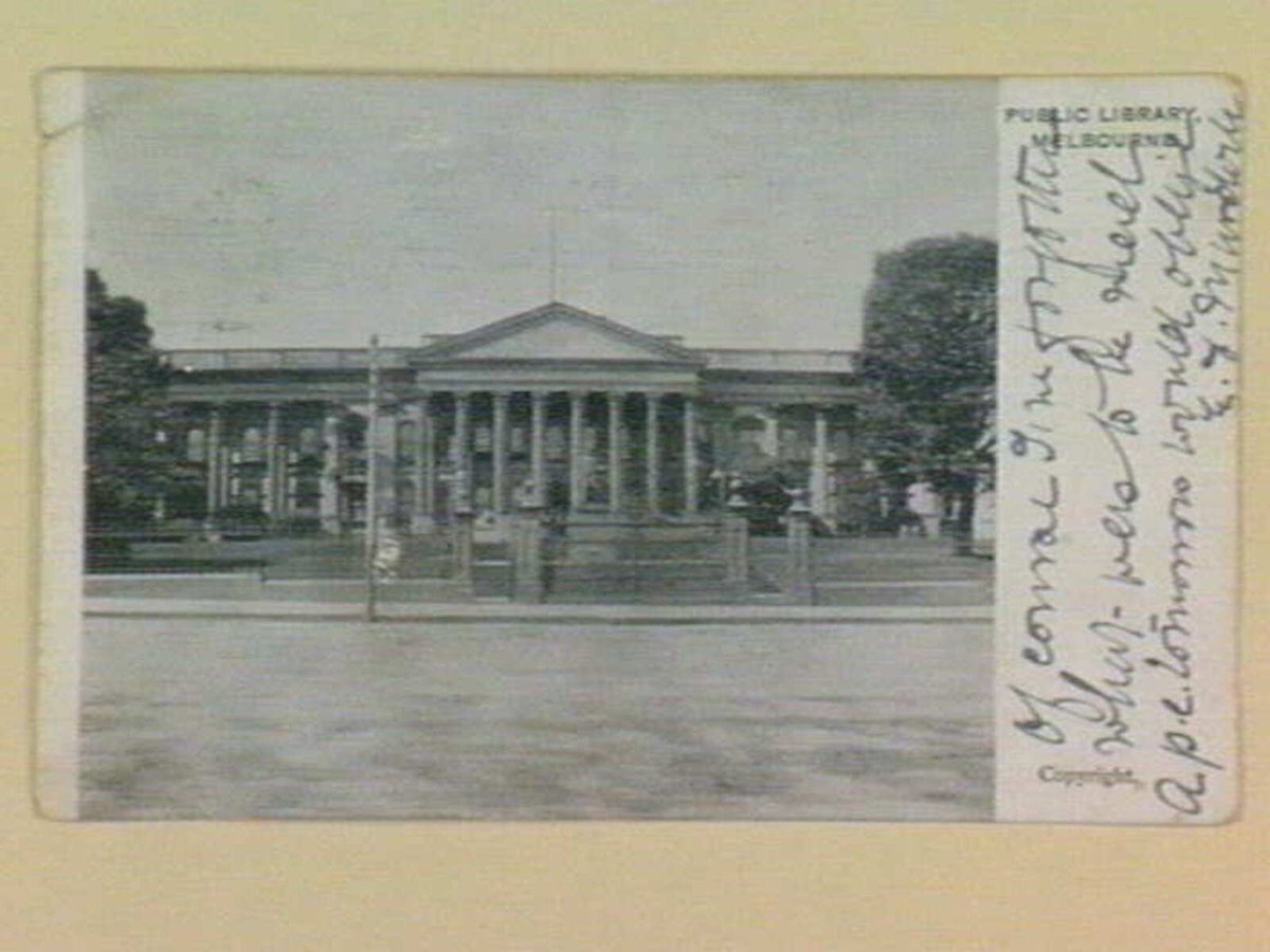 PUBLIC LIBRARY, MELBOURNE, Melbourne City (1905–14)