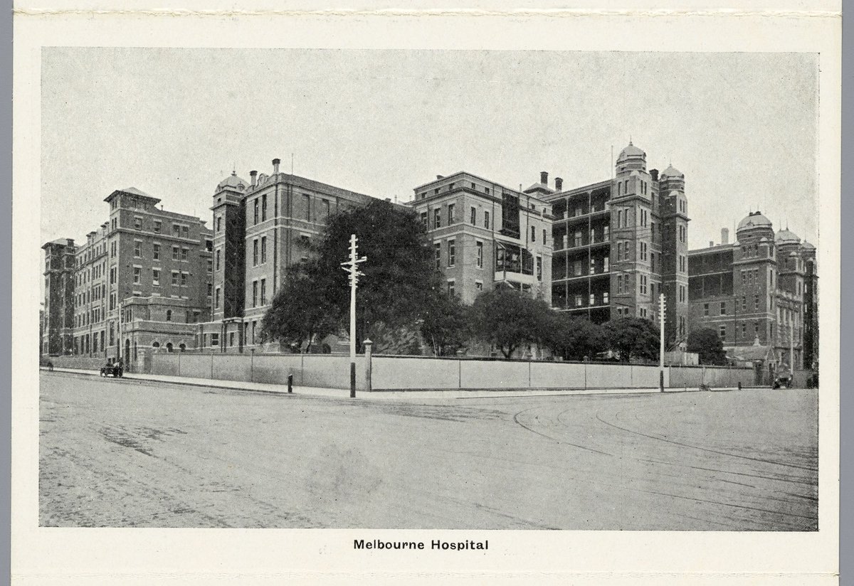 Melbourne Hospital, Melbourne City (c. 1920)