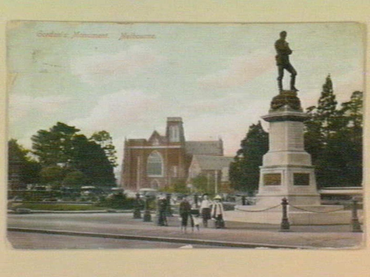 Gordon's Monument. Melbourne (c. 1908)