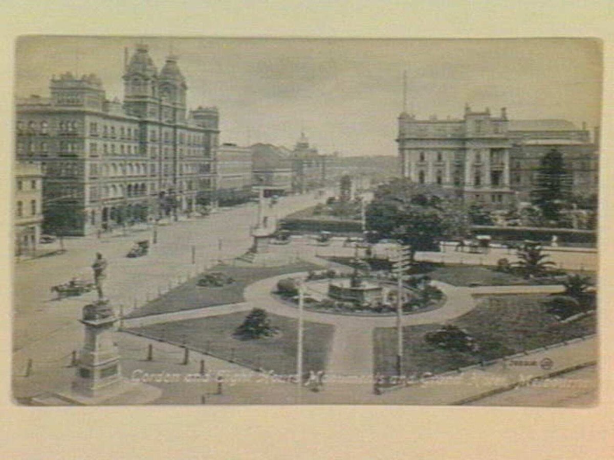 Gordon and Eight Hours Monuments and Grand Hotel, Melbourne (1905–14)