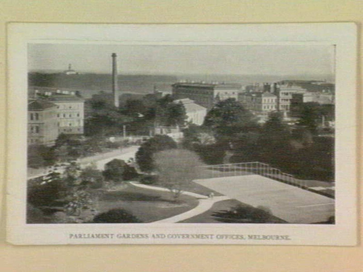 PARLIAMENT GARDENS AND GOVERNMENT OFFICES, MELBOURNE (1905–14)