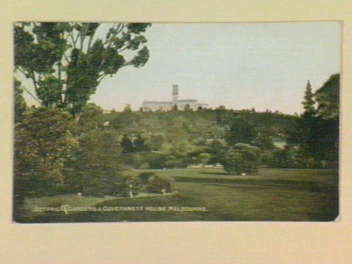Botanical Gardens & Government House, Melbourne, Melbourne City (c. 1907)