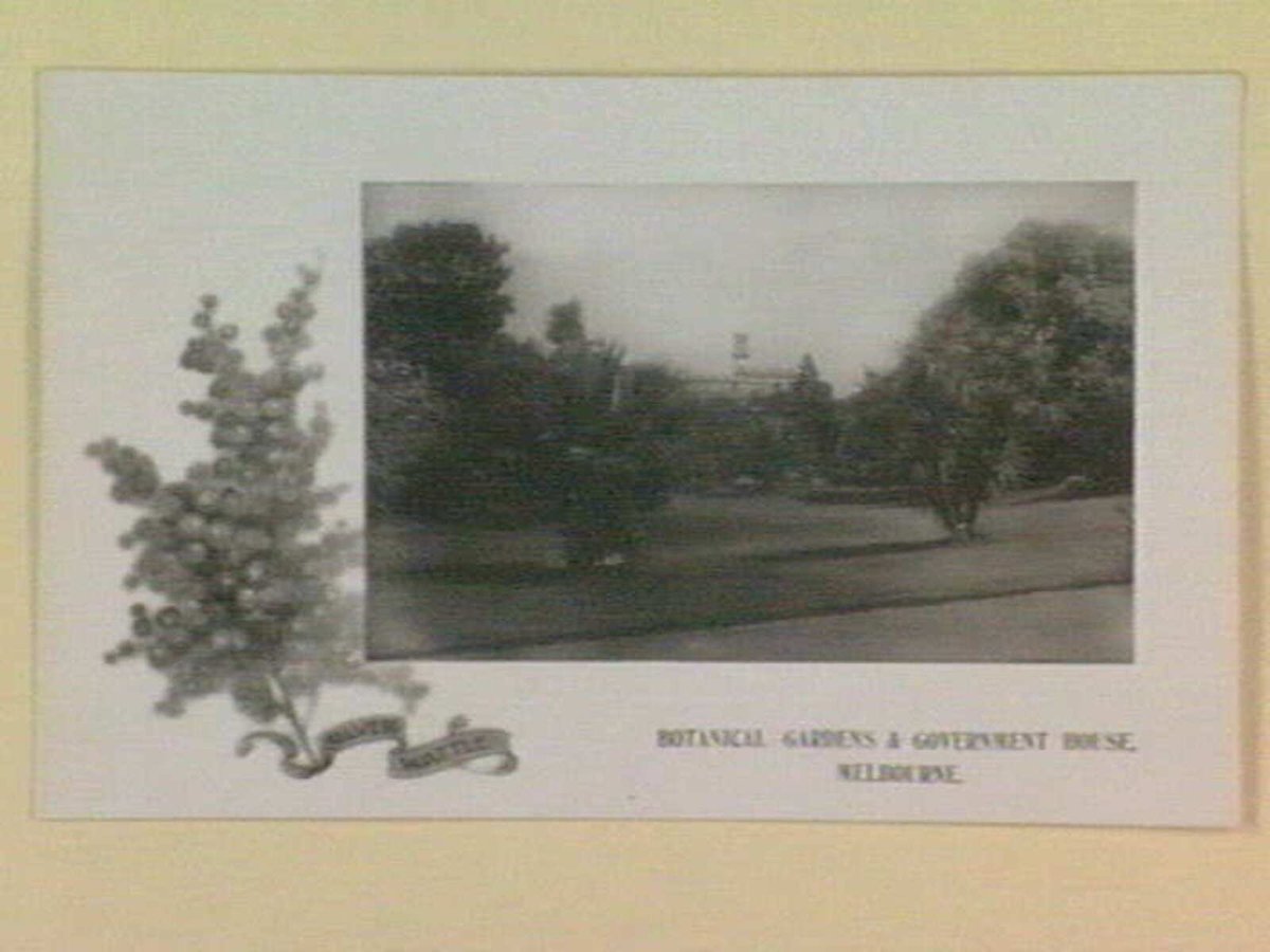 BOTANICAL GARDENS & GOVERNMENT HOUSE, MELBOURNE, Melbourne City (1905–14)