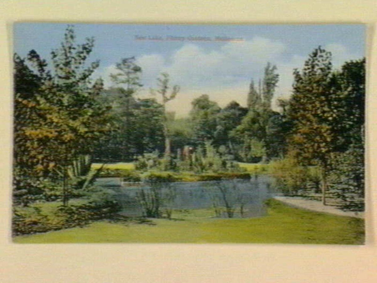 New Lake, Fitzroy Gardens, Melbourne, East Melbourne (1905–20)