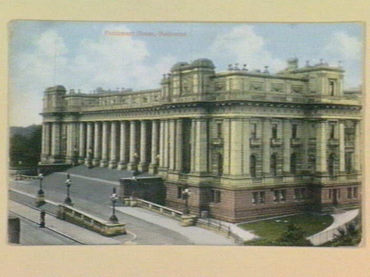 Parliament House, Melbourne, East Melbourne (c. 1913)