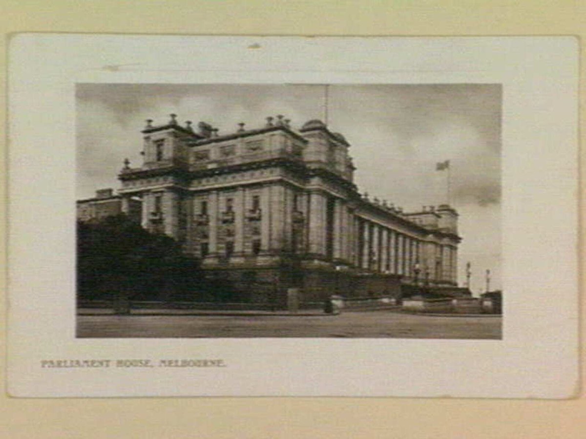 PARLIAMENT HOUSE, MELBOURNE, East Melbourne (c. 1910)
