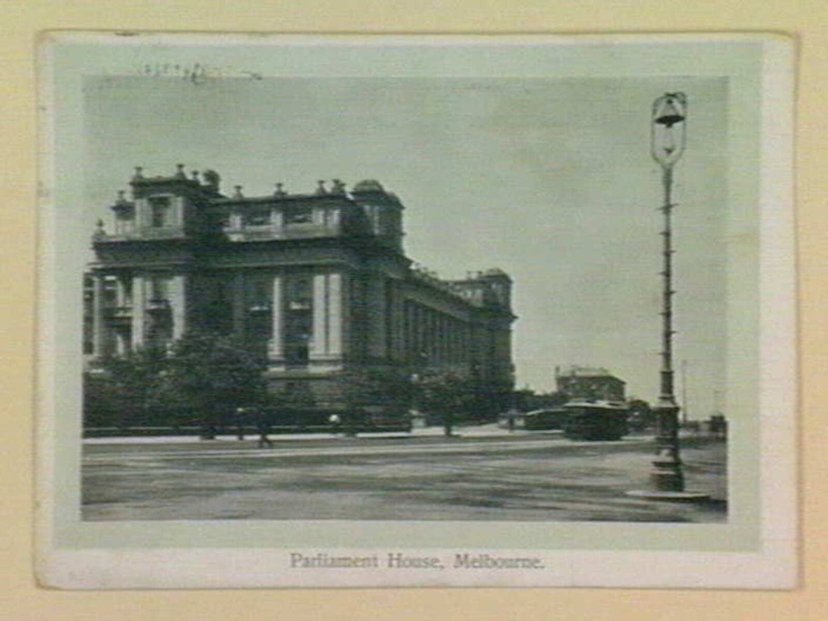 Parliament House, Melbourne, East Melbourne (c. 1906)