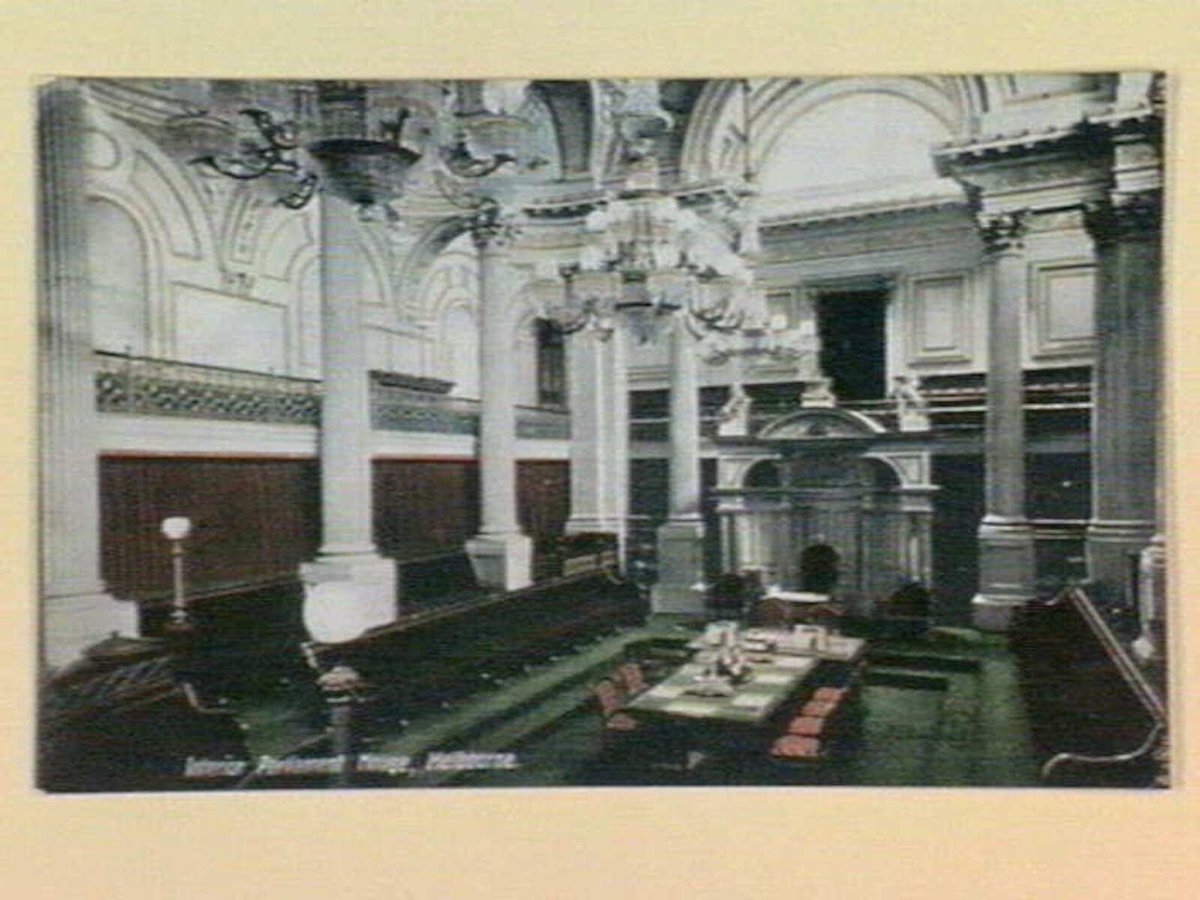Interior Parliament House, Melbourne, East Melbourne (1905–14)