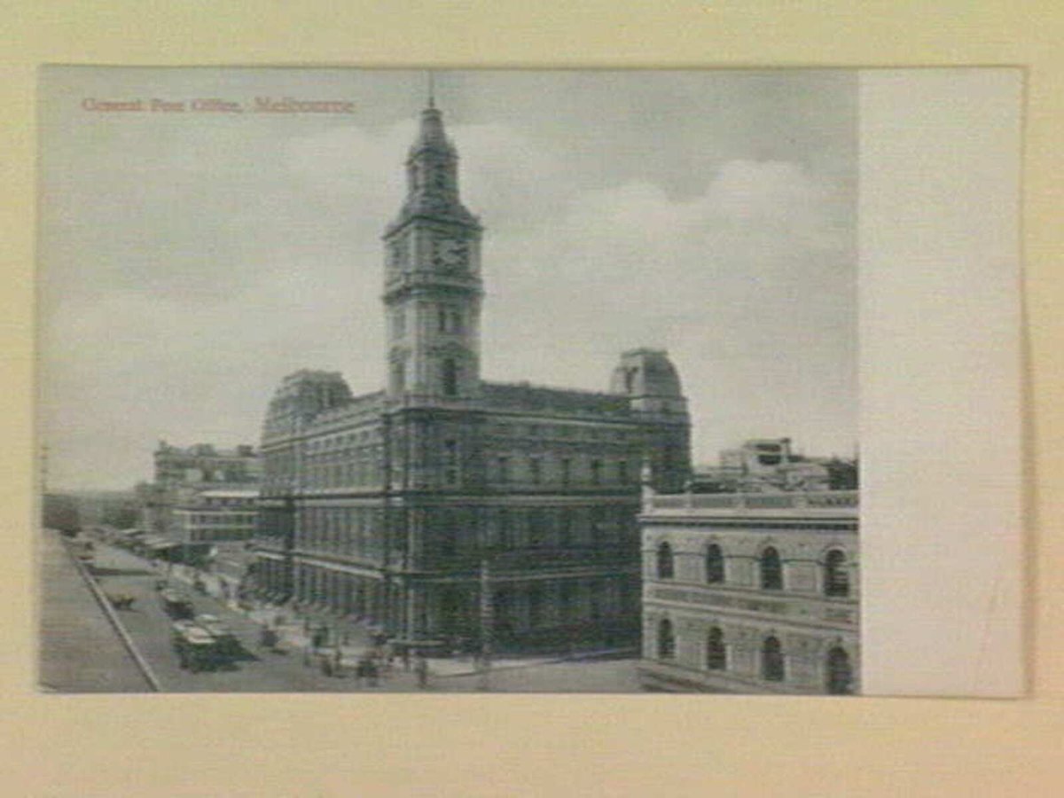General Post Office, Melbourne, Melbourne City (c. 1906)