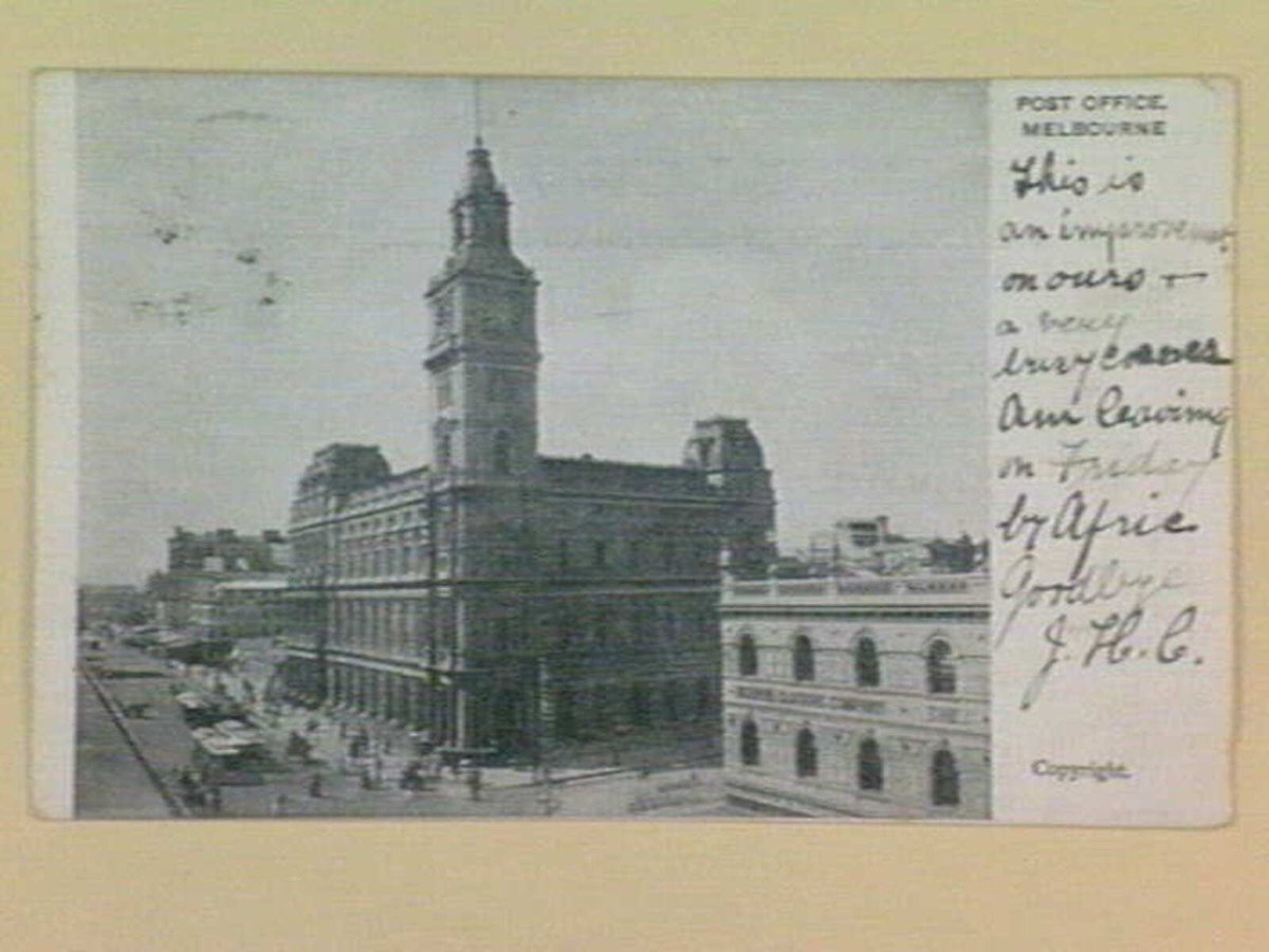 POST OFFICE, MELBOURNE (c. 1906)