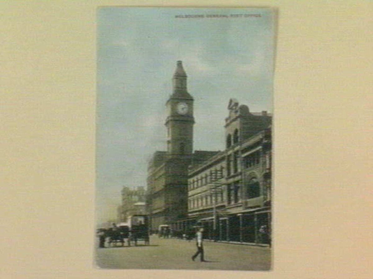 MELBOURNE GENERAL POST OFFICE, Melbourne City (c. 1907)