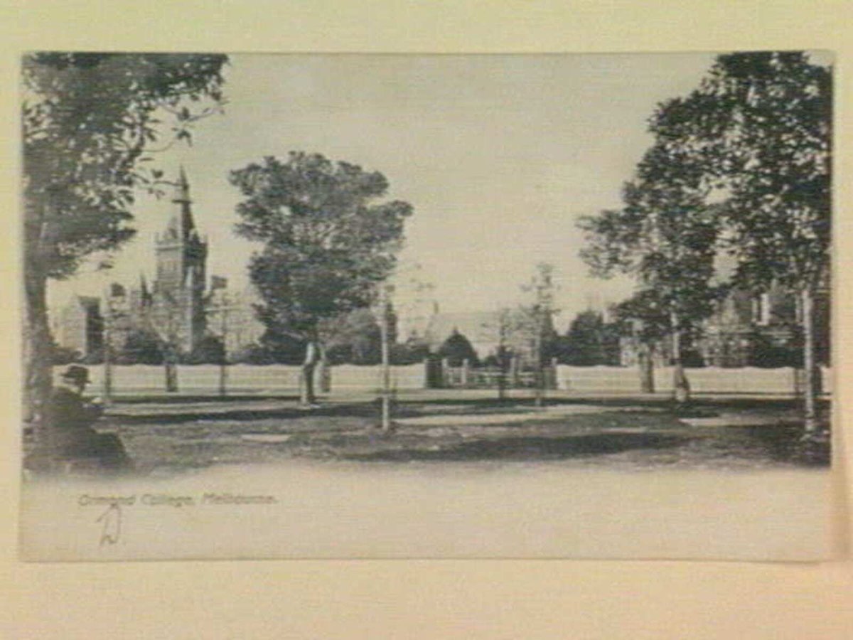 Ormond College, Melbourne (1905–14)