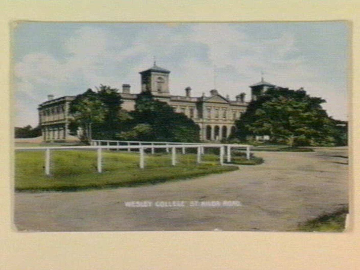 WESLEY COLLEGE, ST. KILDA ROAD, Melbourne City (c. 1907)