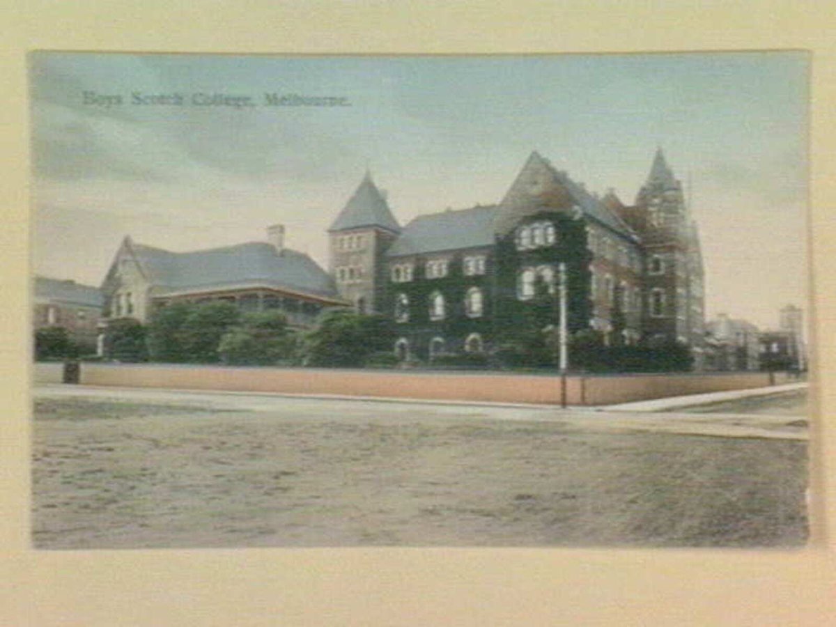 Boys Scotch College, Melbourne (1905–14)