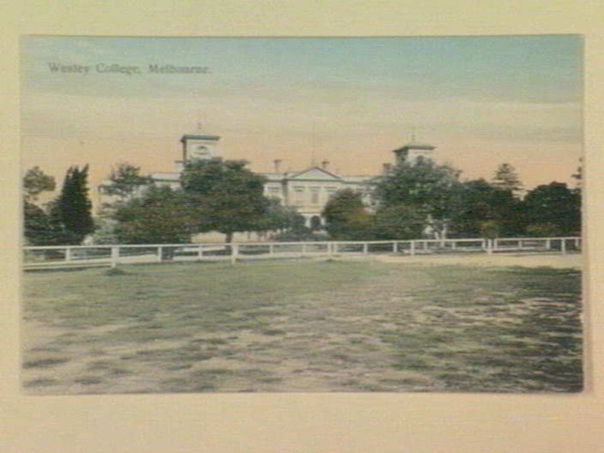 Wesley College, Melbourne (1905–14)