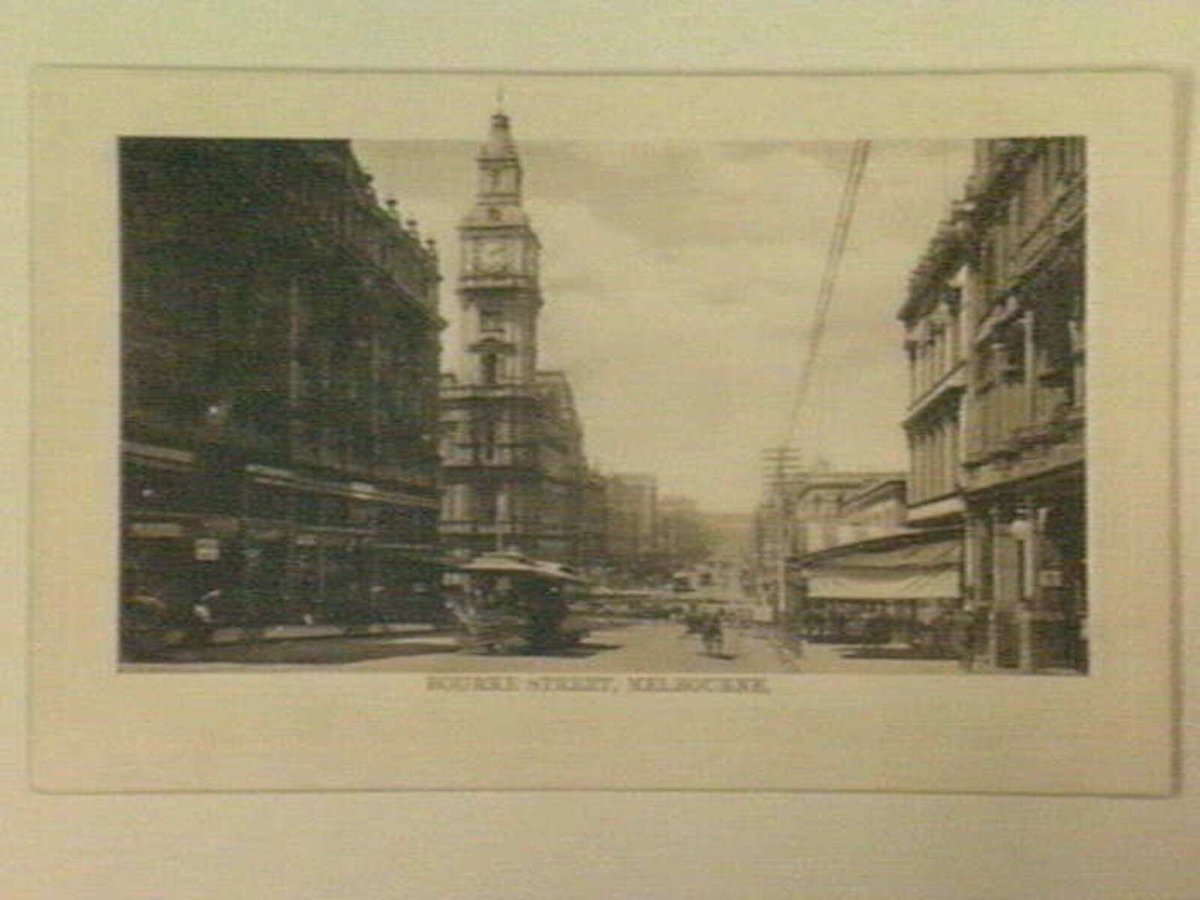 BOURKE STREET, MELBOURNE, Melbourne City (c. 1900)