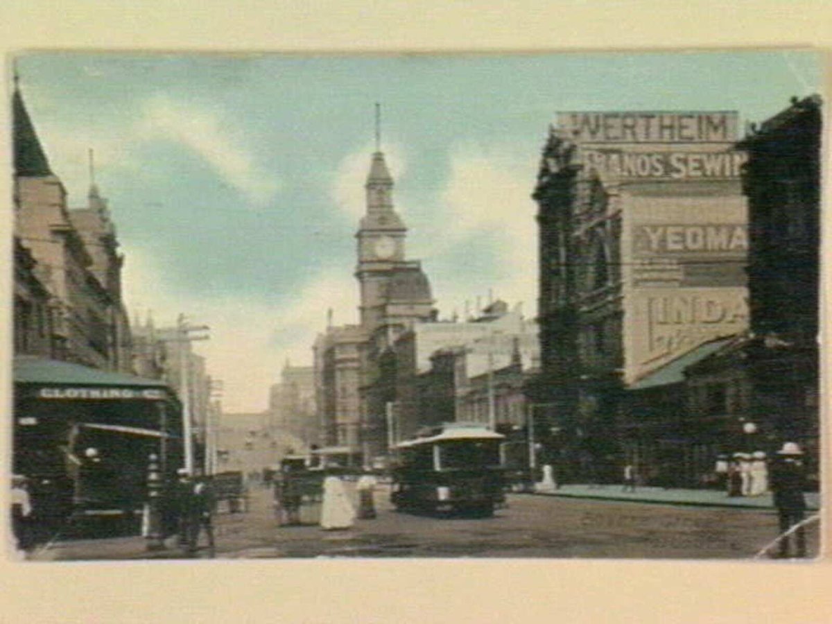 Bourke Street, Melbourne, Melbourne City (c. 1910)