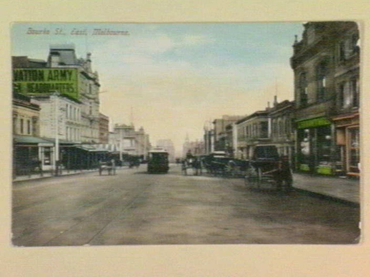 Bourke St; East, Melbourne, Melbourne City (c. 1910)