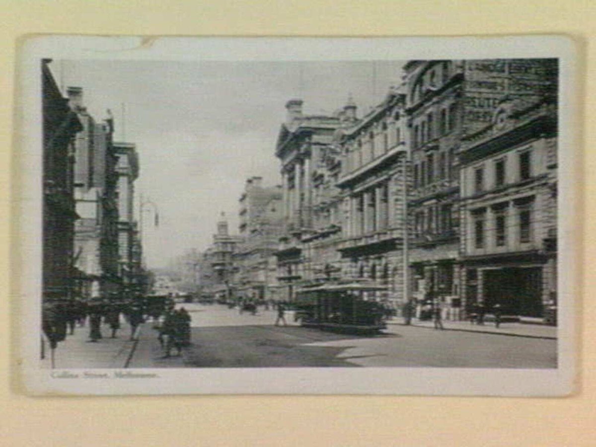 Collins Street, Melbourne, Melbourne City (c. 1913)