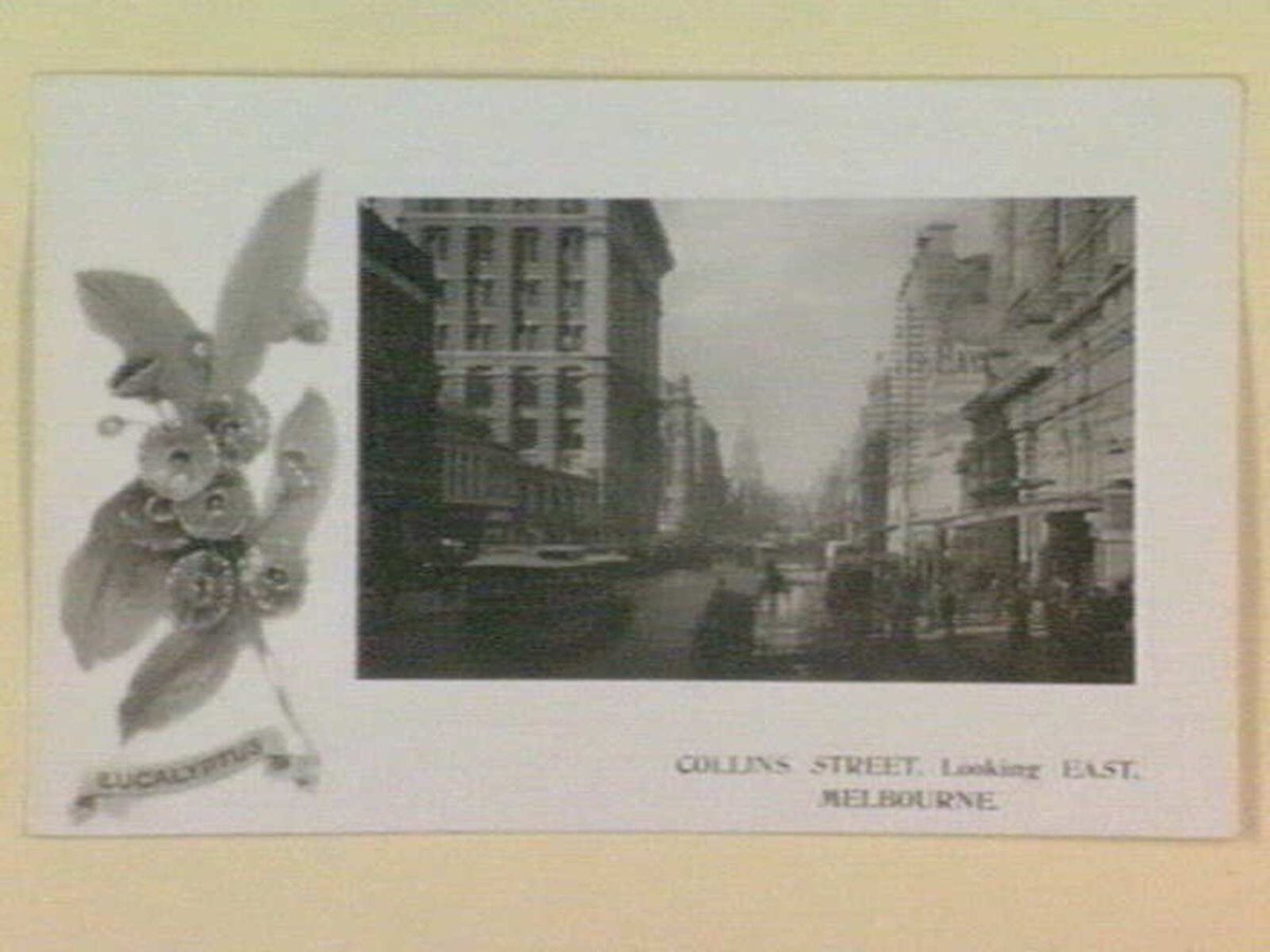 COLLINS STREET, Looking EAST, MELBOURNE, Melbourne City (c. 1930)