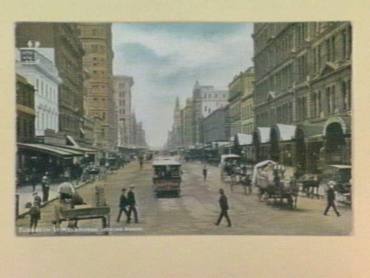 Elizabeth St. Melbourne, looking North, Melbourne City (1905–14)