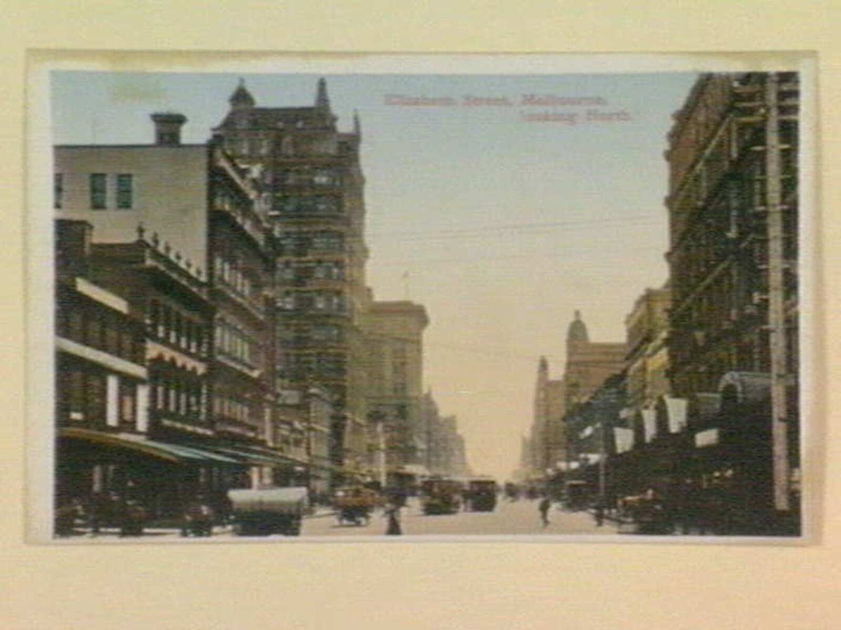 Elizabeth Street, Melbourne, looking North, Melbourne City (1903–14)