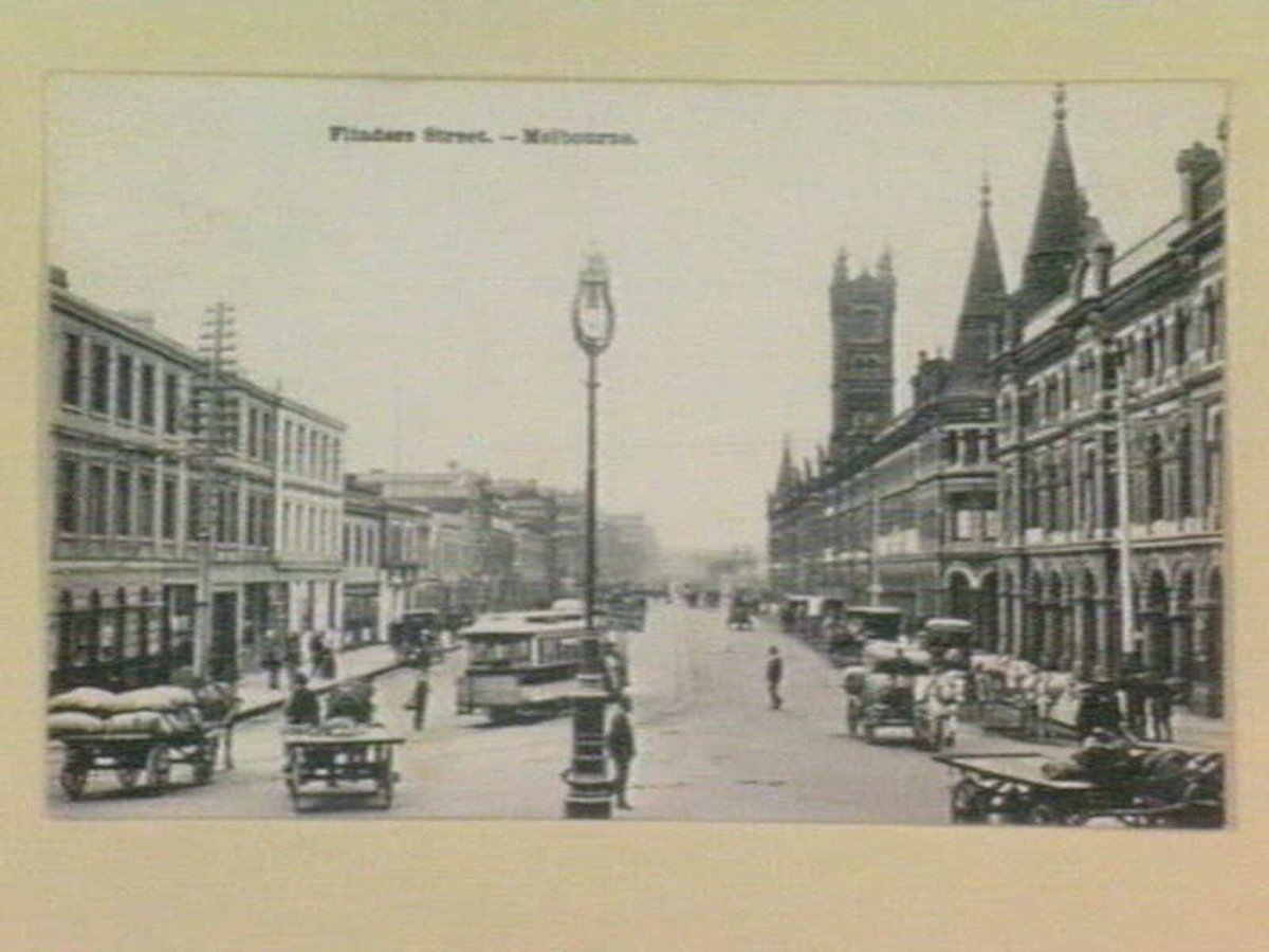 Flinders Street. - Melbourne, Melbourne City (1905–14)