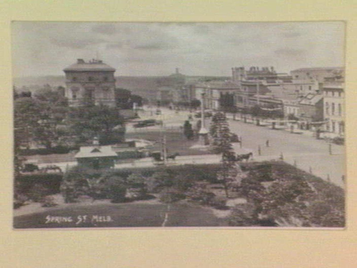 Spring St. Melb, Melbourne City (c. 1911)