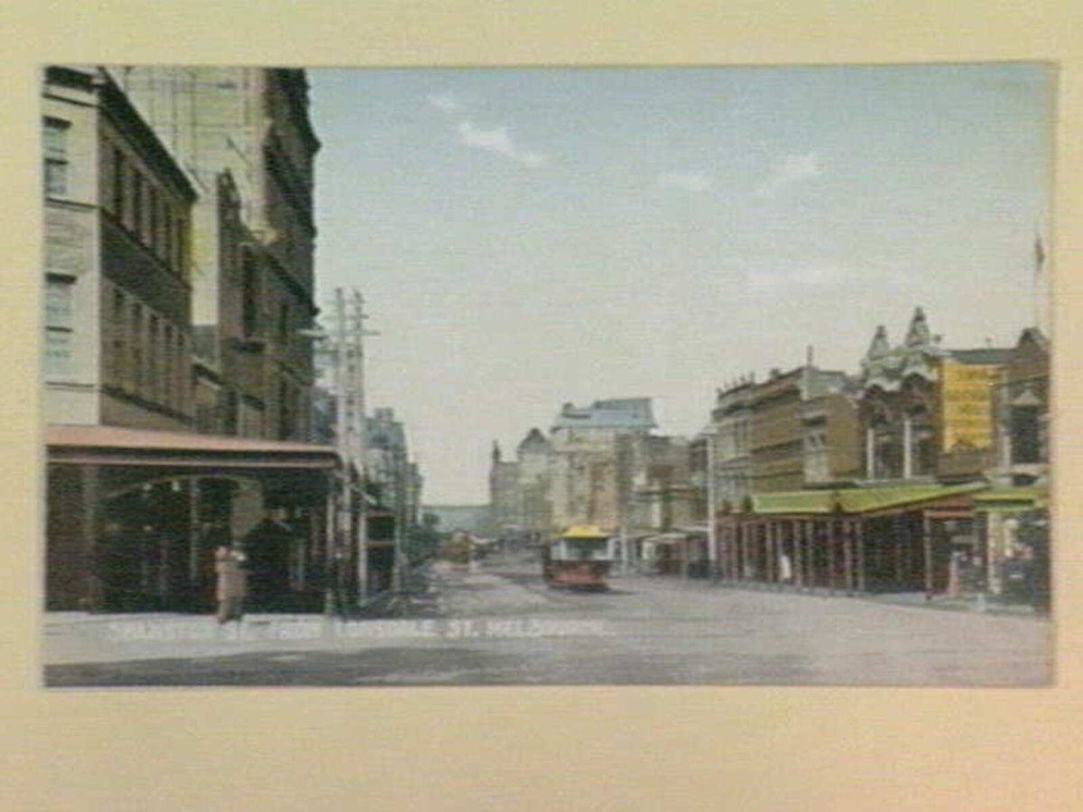 SWANSTON ST. FROM LONSDALE ST. MELBOURNE, Melbourne City (1905–14)