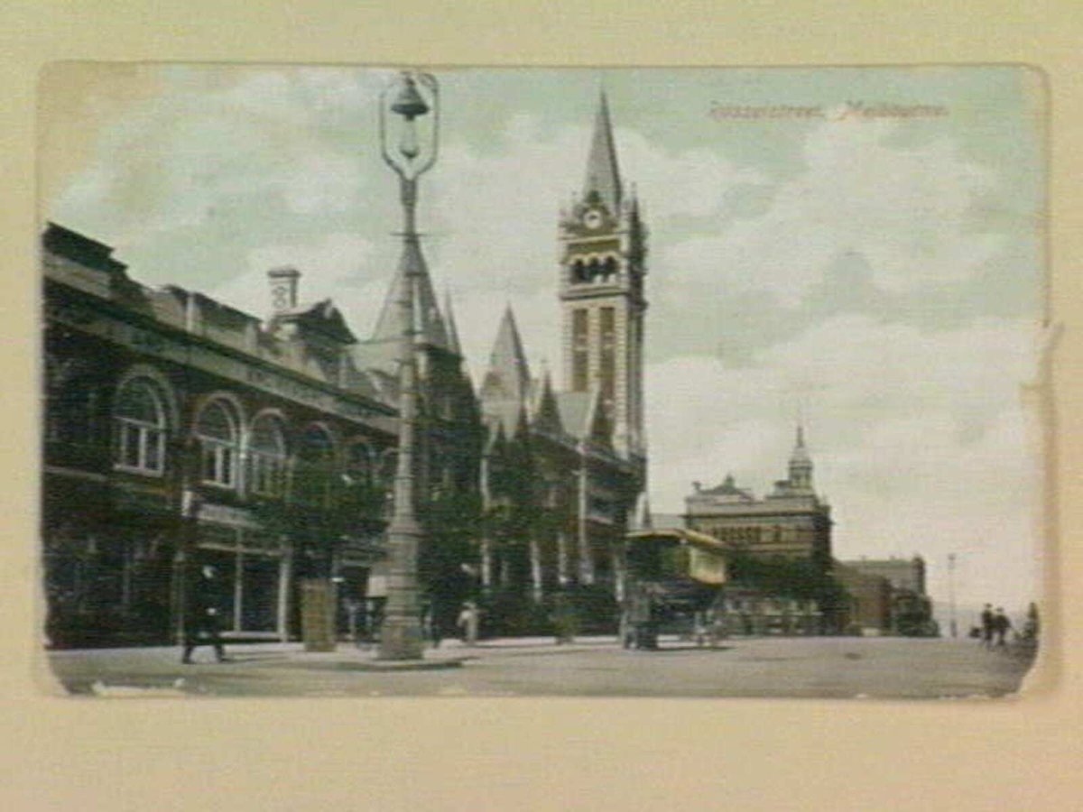 Russelstreet, [i.e. Russell Street], Melbourne, Melbourne City (c. 1907)