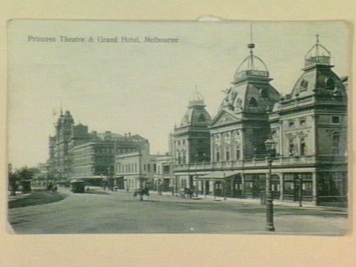 Princess Theatre & Grand Hotel, Melbourne, Melbourne City (c. 1899)