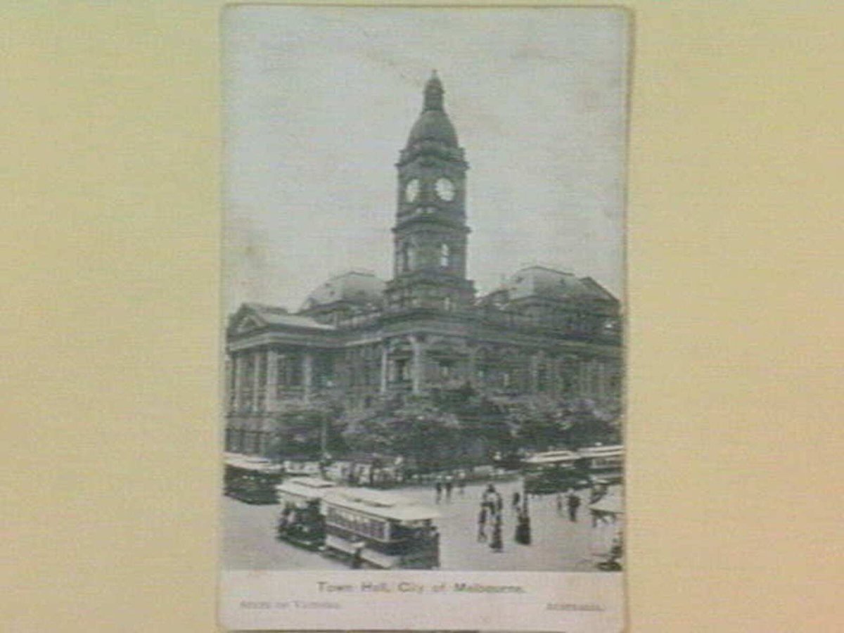 Town Hall, City of Melbourne. State of Victoria. Australia (1905–14)
