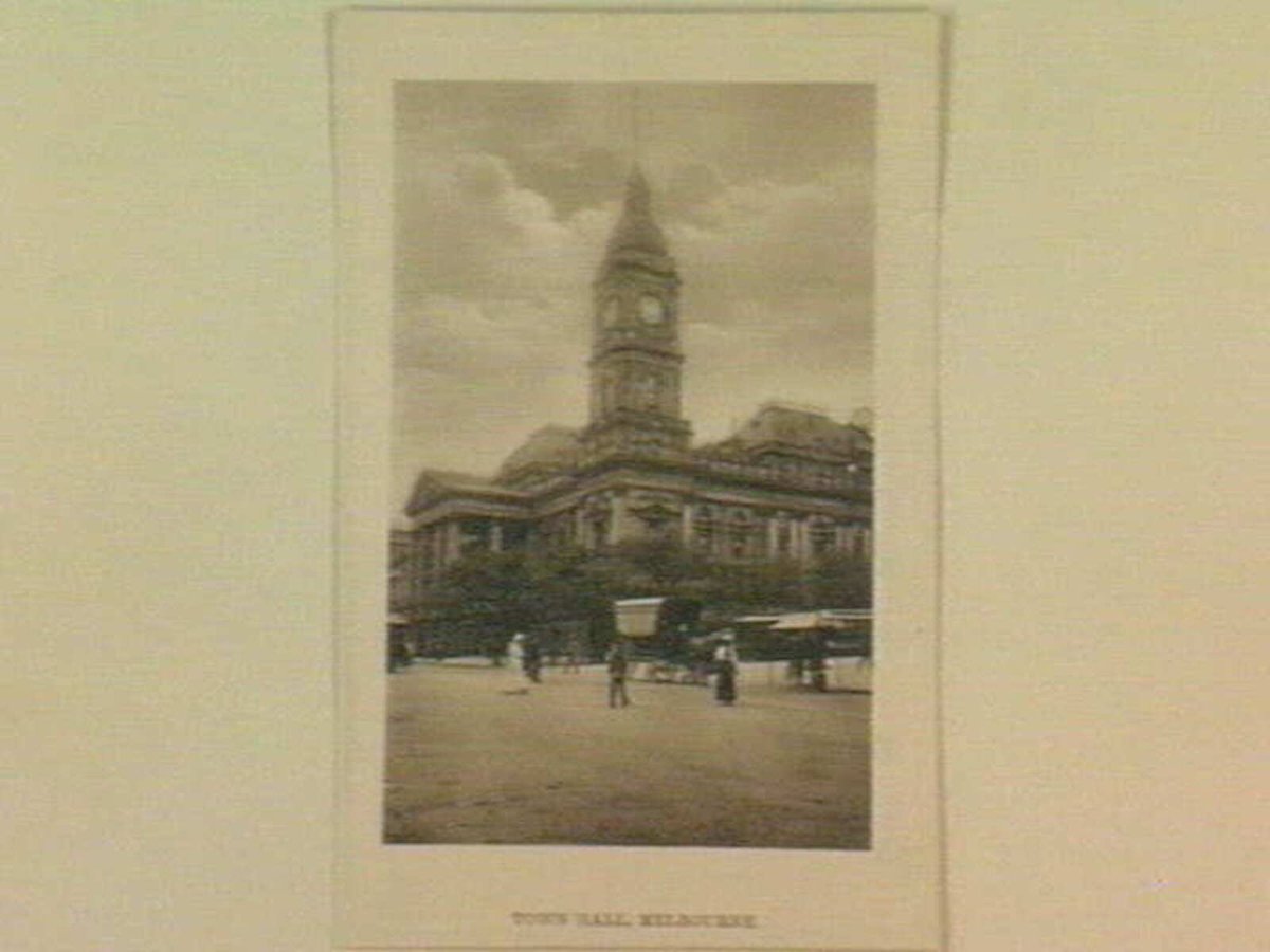 TOWN HALL, MELBOURNE (1905–14)