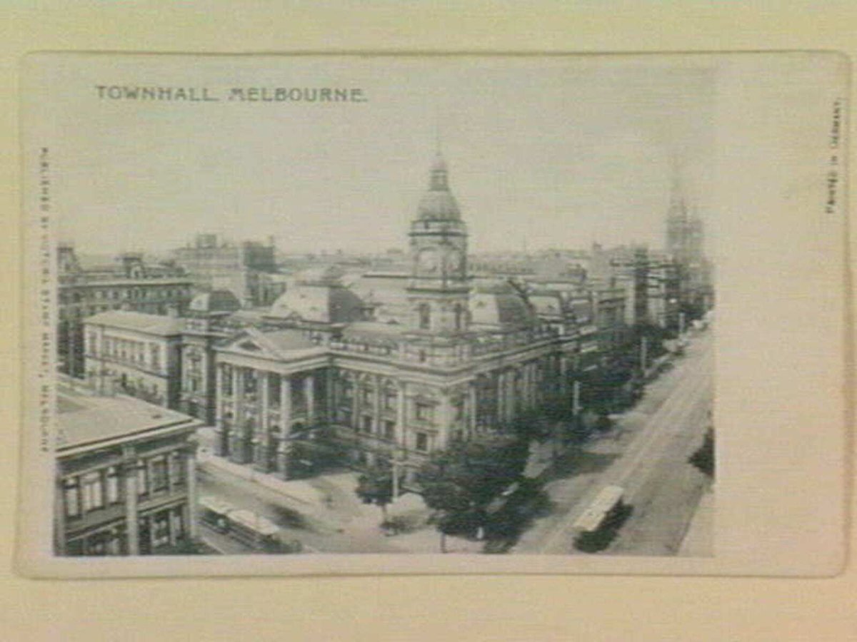 TOWNHALL, MELBOURNE (1905–14)
