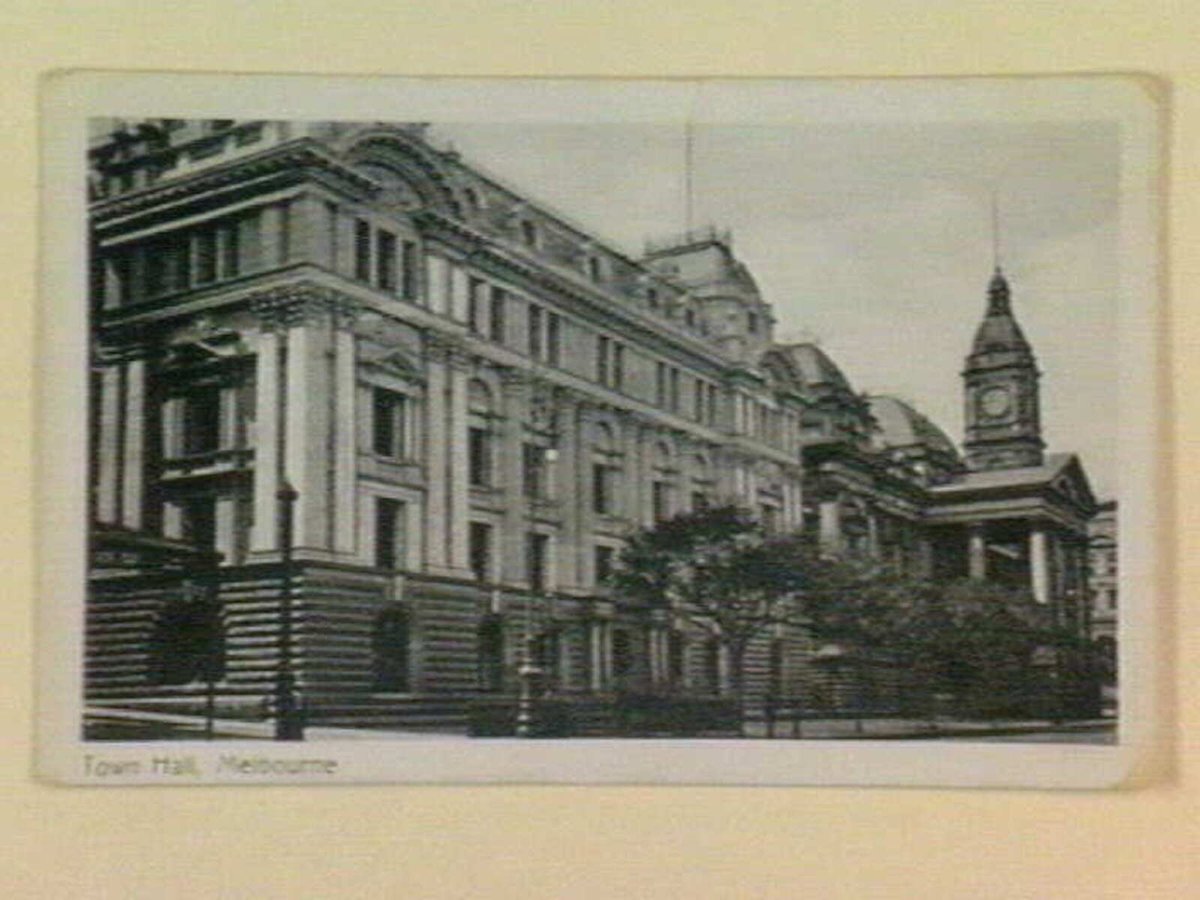 Town Hall, Melbourne (c. 1913)