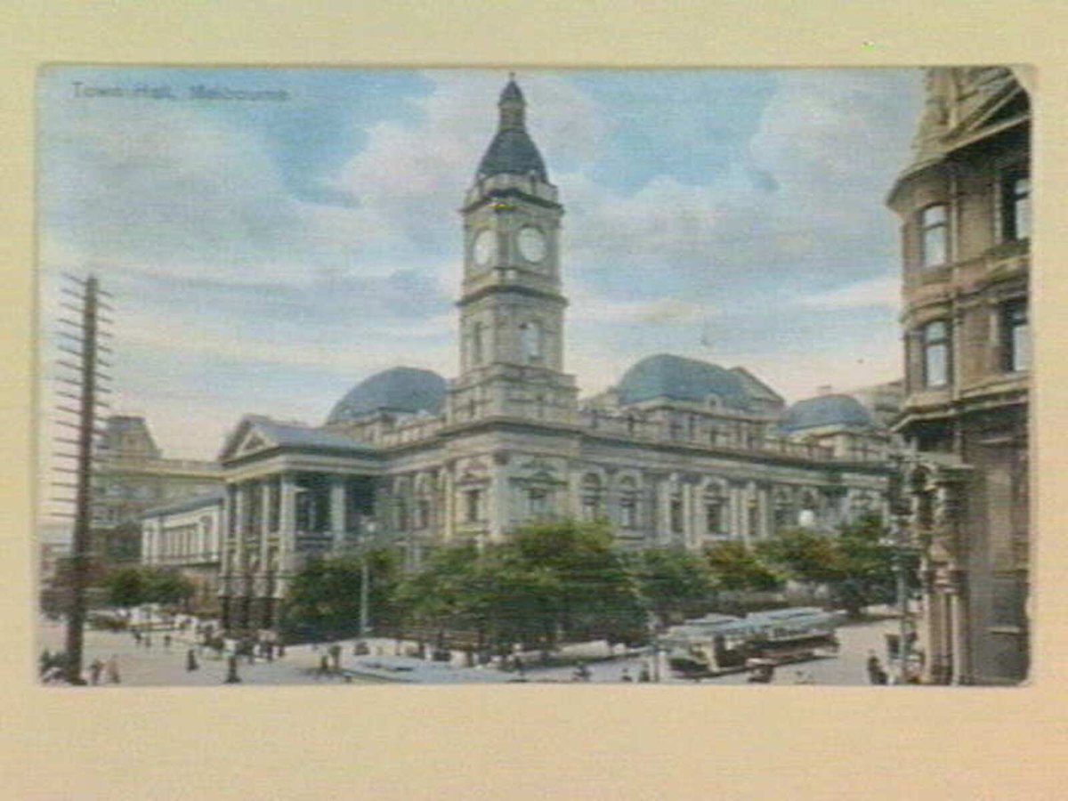 Town Hall, Melbourne (c. 1906)