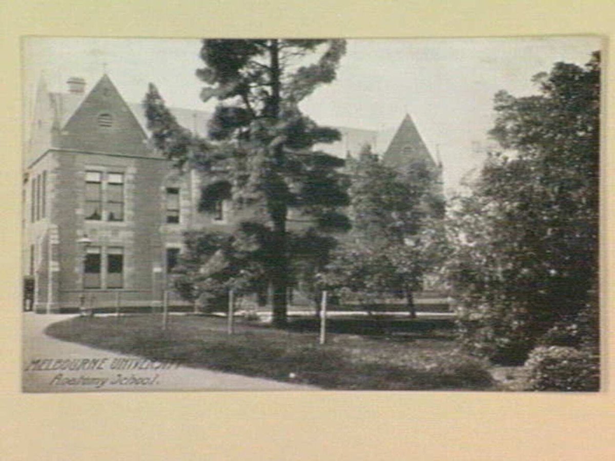 MELBOURNE UNIVERSITY Anatomy School, Parkville (1905–14)