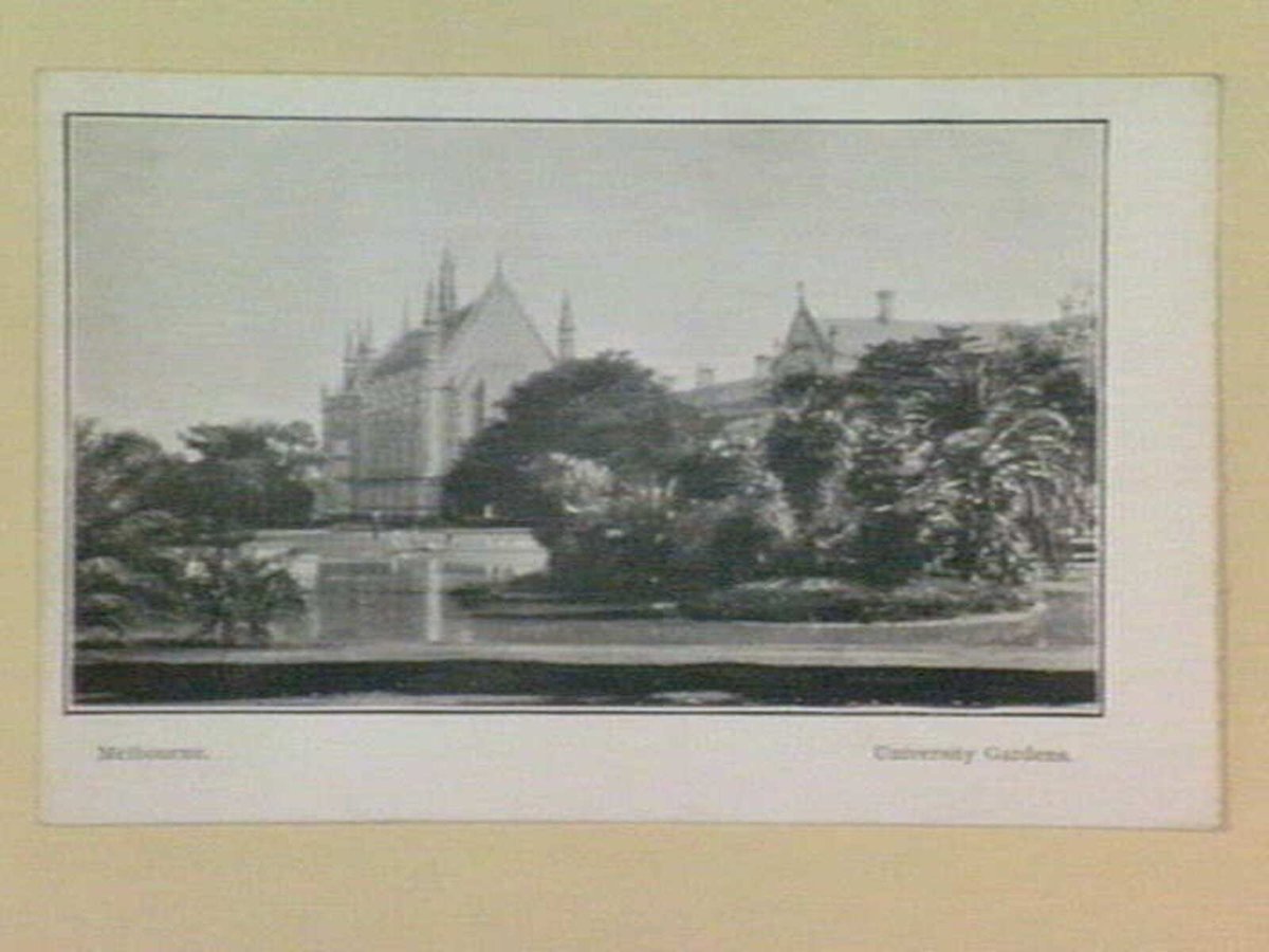 Melbourne. University Gardens (1905–14)