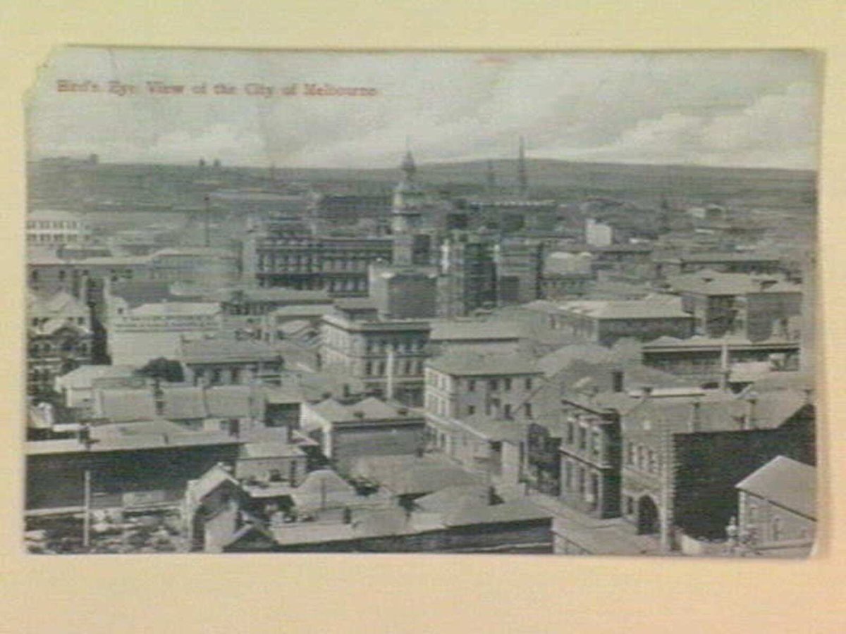 Bird's Eye View of the City of Melbourne (c. 1911)