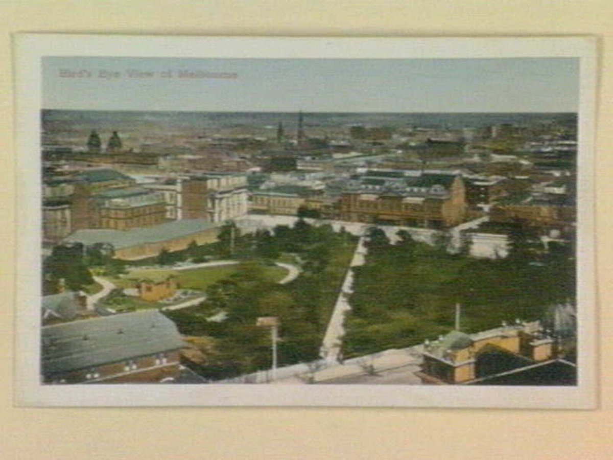 Bird's Eye View of Melbourne (c. 1911)