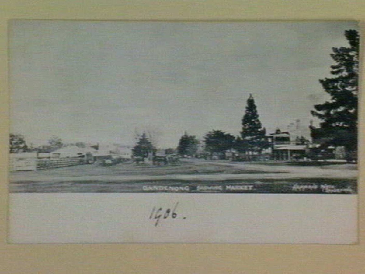 DANDENONG SHOWING MARKET (c. 1906)