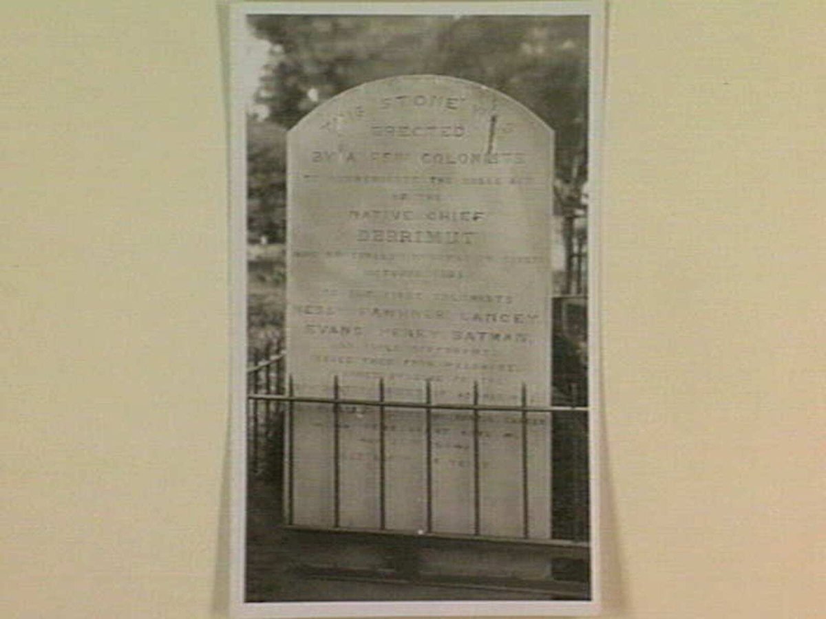 Headstone in Prahran Cemetery (1914–41)