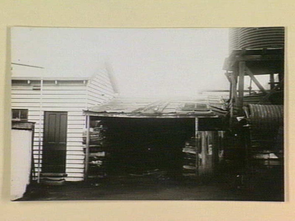 The wool shed at "Richmond Hotel" this is actually the oldest structure in existence in Victoria (1914–41)