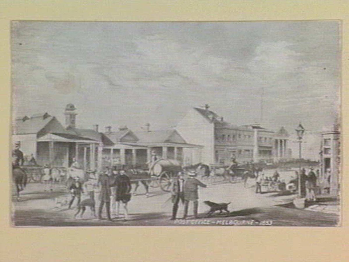 POST OFFICE - MELBOURNE - 1853