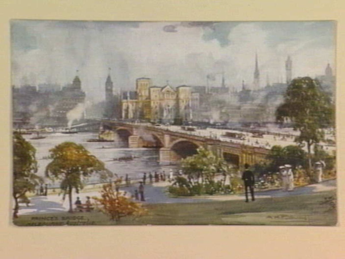 PRINCE'S BRIDGE. MELBOURNE. Australia (1905–10)